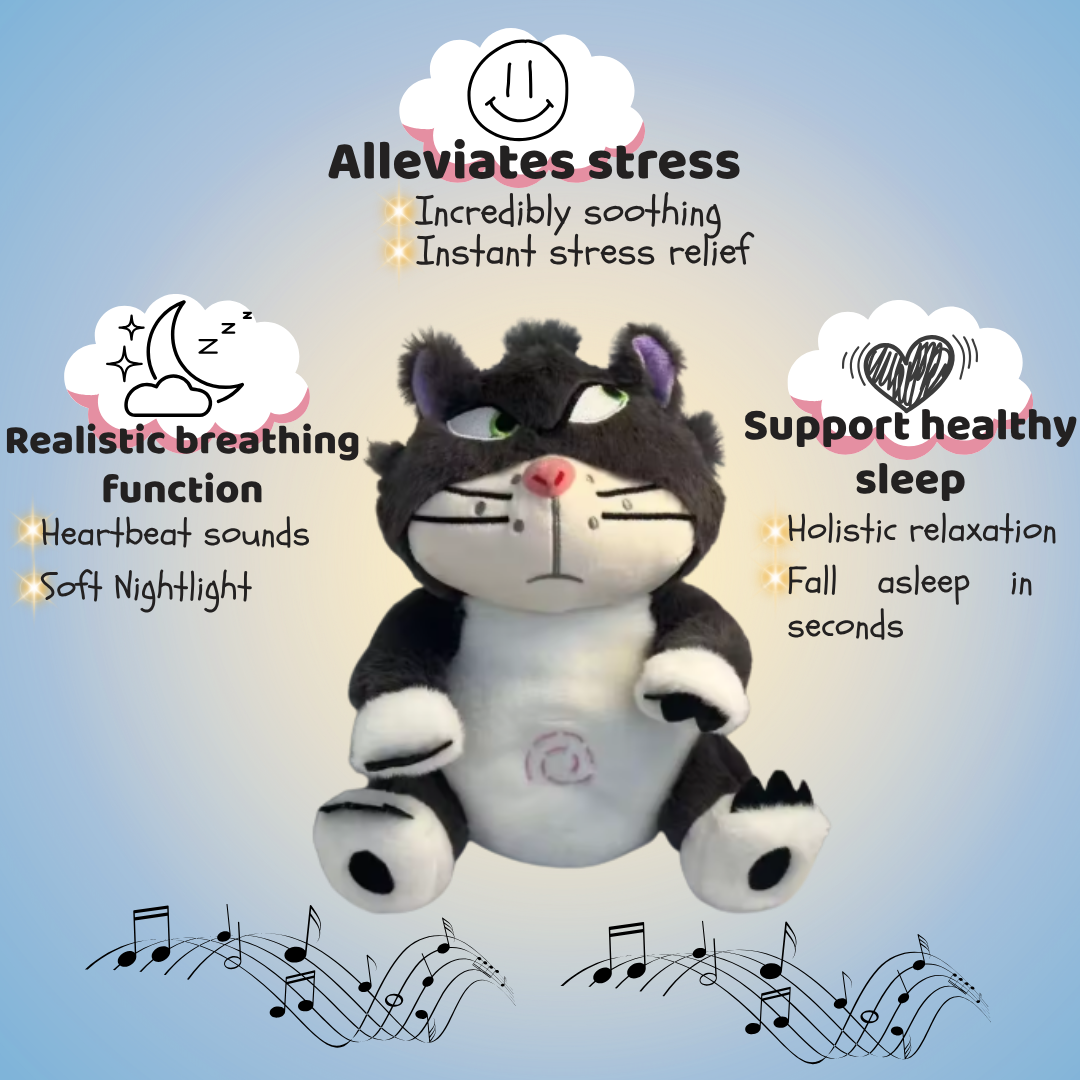 Emotional Support Breathing Plush Toy